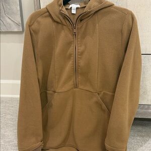 Beyond yoga camel fleece w hood